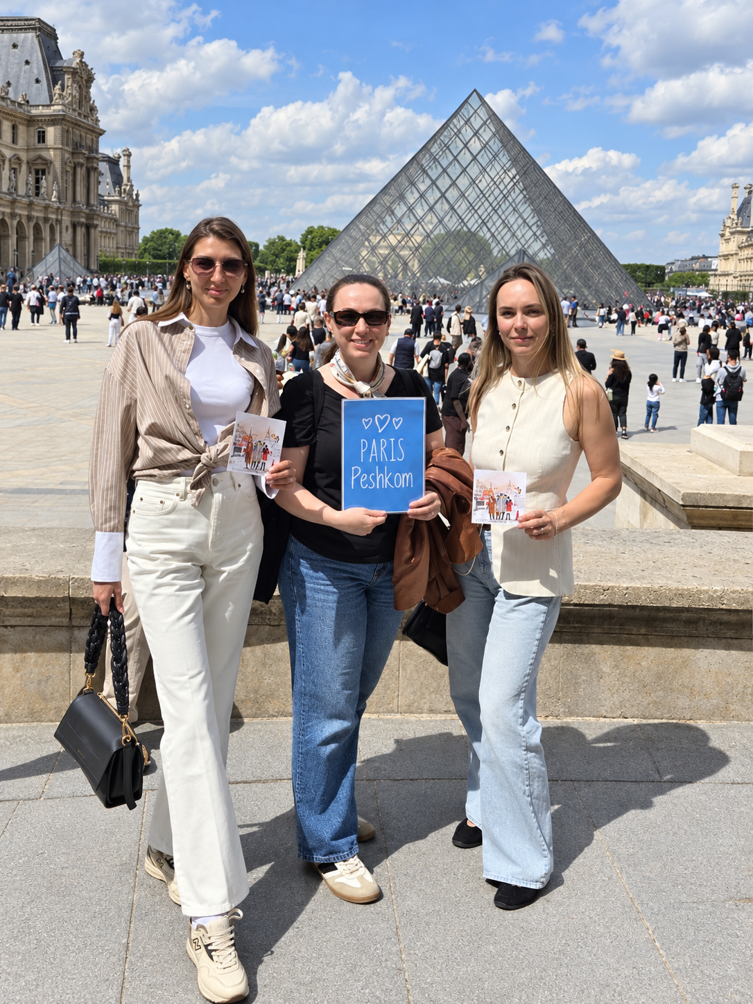 Гости Paris-Peshkom на прогулке по Парижу