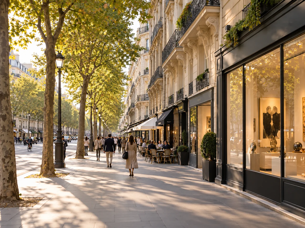 Boulevard Saint-Germain на Левом берегу