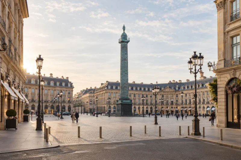 Place Vendome в 1-м округе Парижа