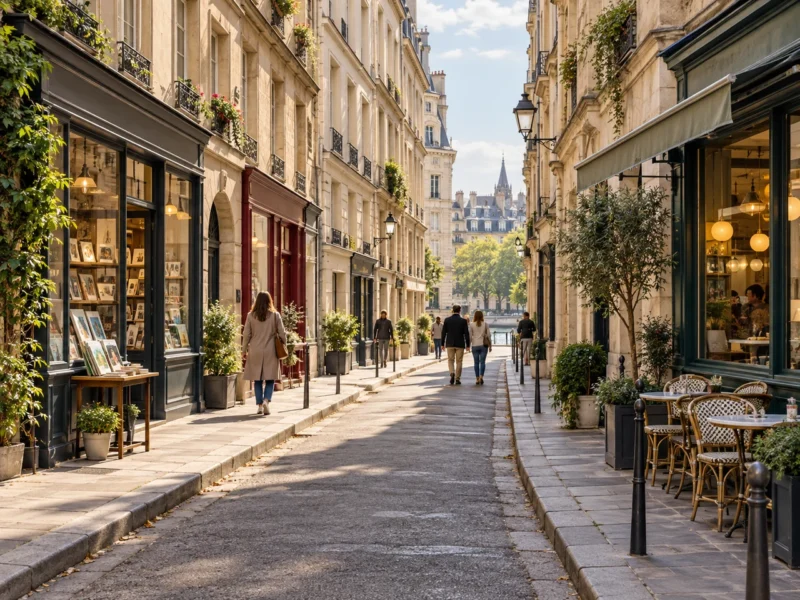 Rue Saint-Louis en l’Ile на острове Сен-Луи